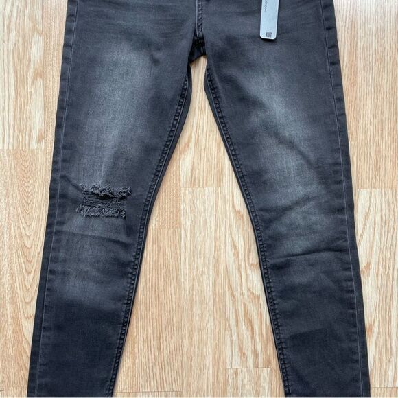 NWT Kut From The Kloth Brigitte Black/Grey Ankle Skinny Jeans - Size: 0 - Picture 2 of 11